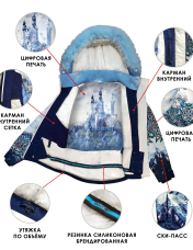 Куртка многофункциональная  "Снежная королева"