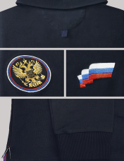 Поло  "РФ" с длинным рукавом