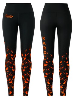Леггинсы "Neon Orange+Red"