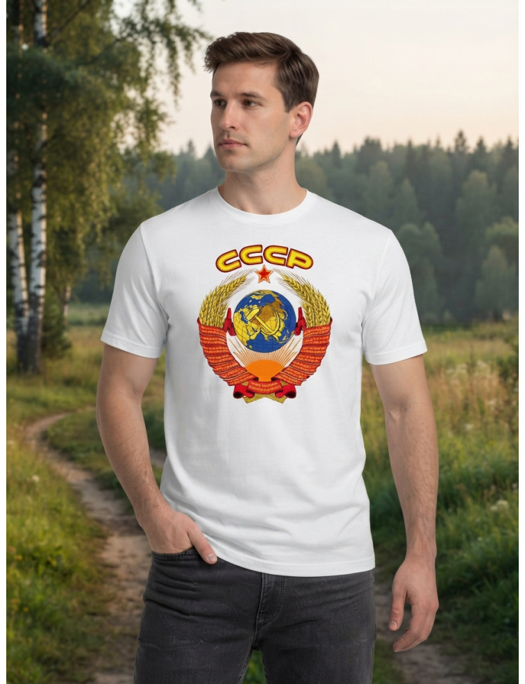Футболка "СССР" белая